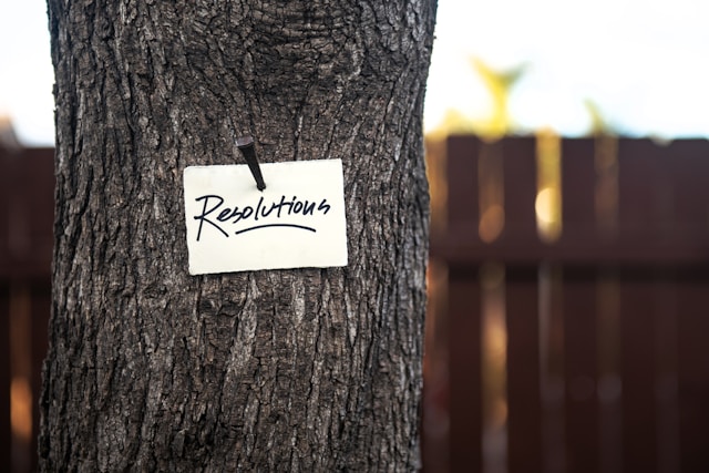 new year's resolutions